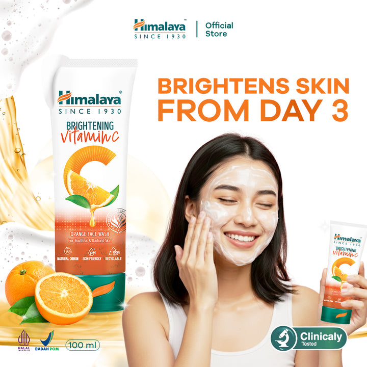 Himalaya Brightening Vitamin C Orange Face Wash