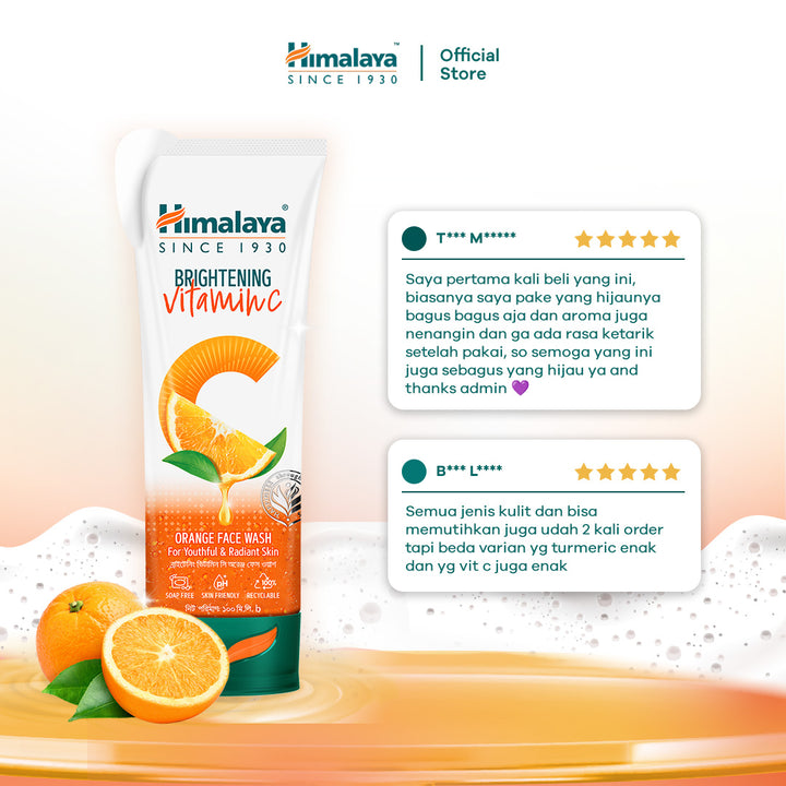 Himalaya Brightening Vitamin C Orange Face Wash
