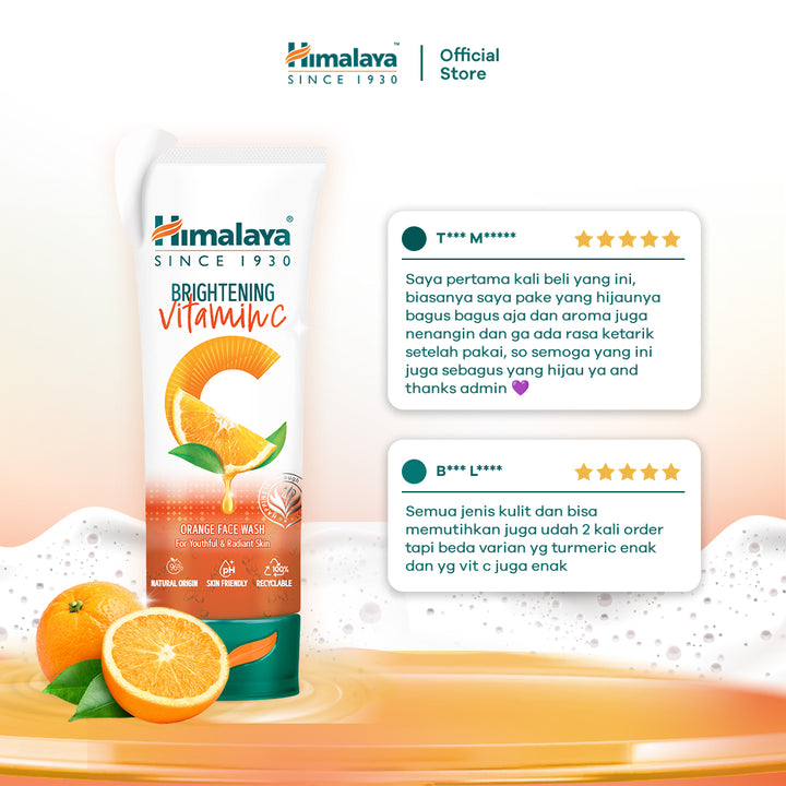 Himalaya Brightening Vitamin C Orange Face Wash