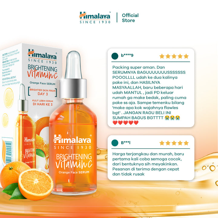 Himalaya Brightening Vitamin C Orange Face Serum