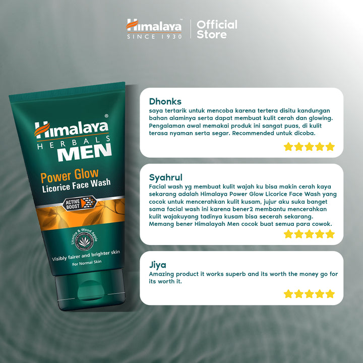 Himalaya Men Power Glow Licorice Face Wash