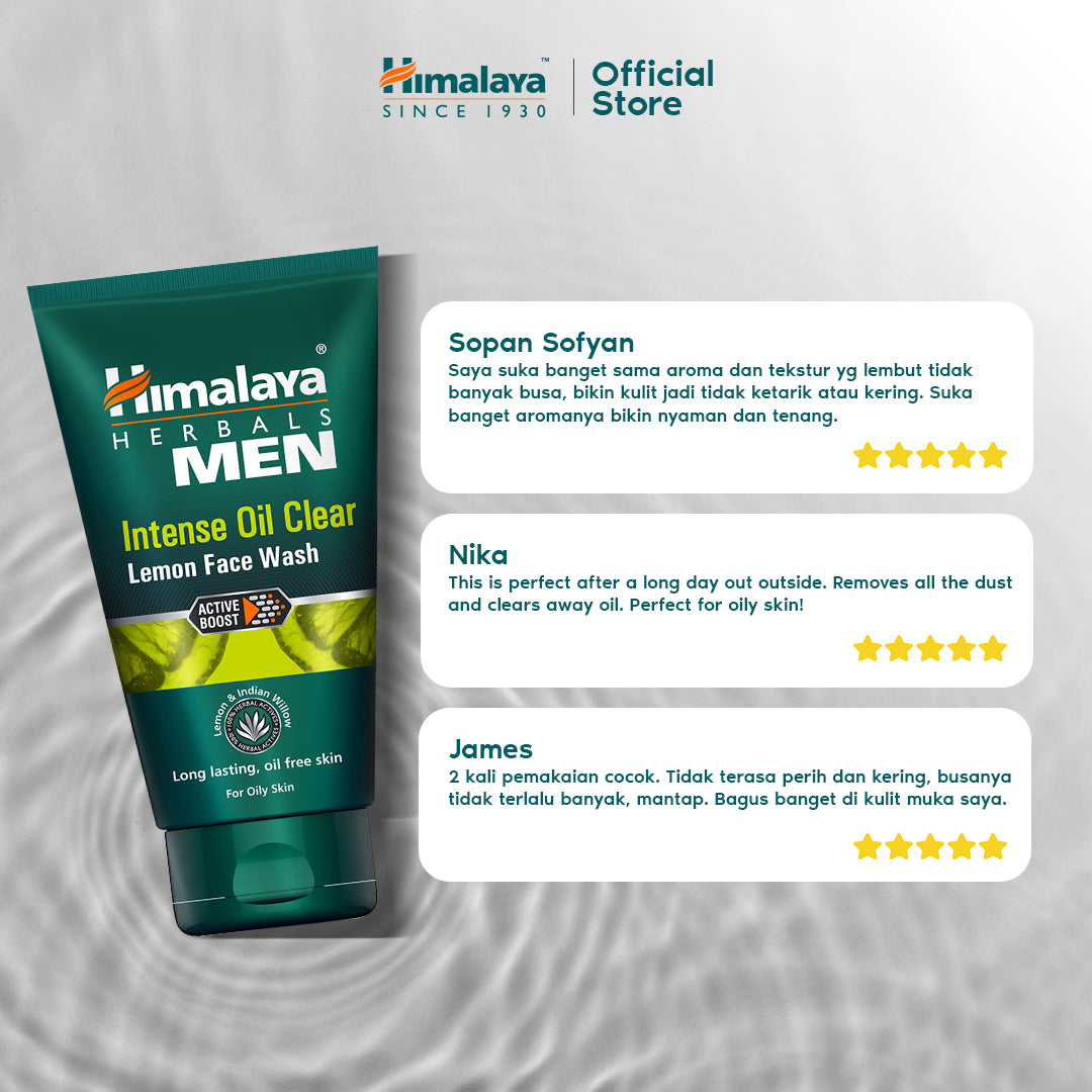 Himalaya Men Intense Oil Clear Lemon Face Wash
