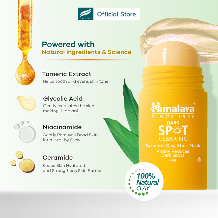 Himalaya Dark Spot Clearing Turmeric Clay Stick Mask