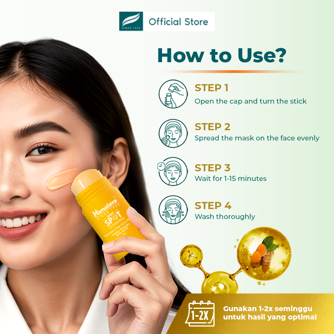 Himalaya Dark Spot Clearing Turmeric Clay Stick Mask