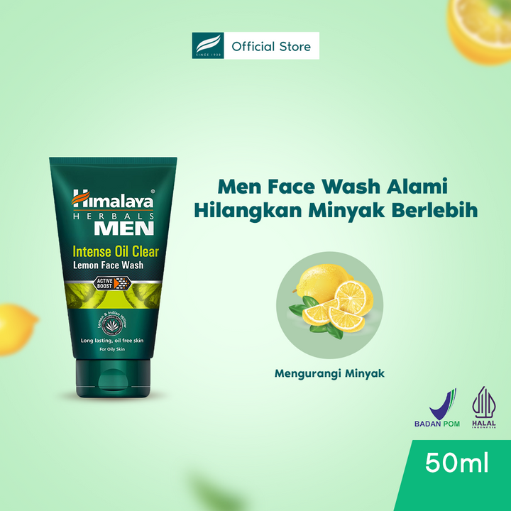 Himalaya Men Intense Oil Clear Lemon Face Wash