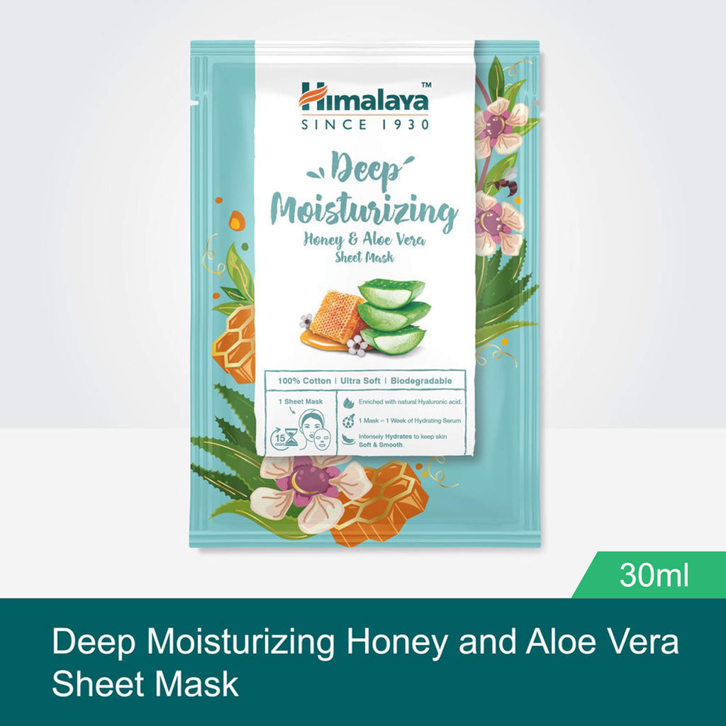 Himalaya Deep Moisturizing Honey and Aloe Vera Sheet Mask